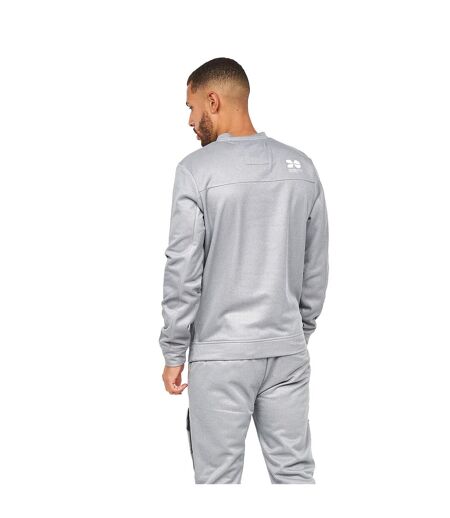 Haut de survêtement langtons homme charbon Crosshatch