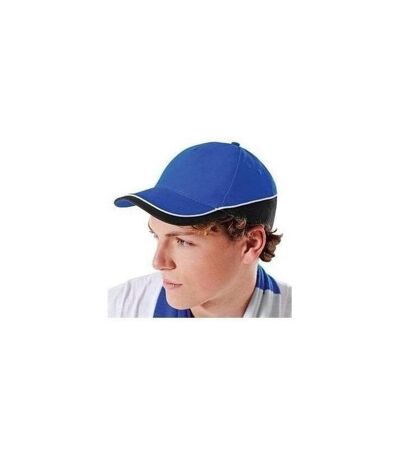 Beechfield Unisex Teamwear Competition Cap Baseball / Headwear (Pack of 2) (Bright Royal/White) - UTRW6722
