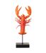 Statue Homard en Résine Amos 57cm Rouge-1