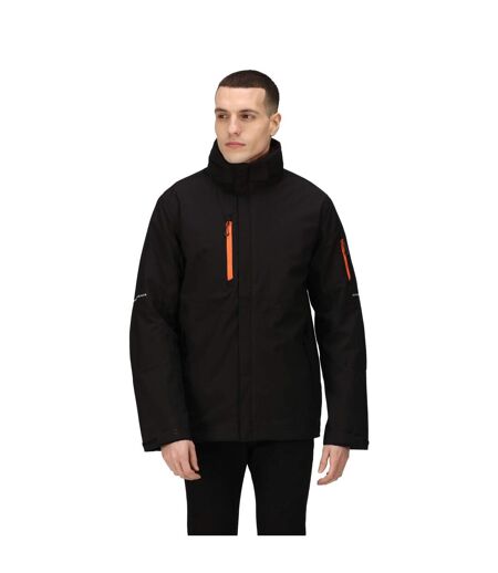 Mens x-pro exosphere ii soft shell jacket black/magma orange Regatta