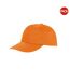 Lot de 2  casquettes houston adulte orange Result-1