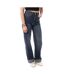 Jean droit bleu foncé femme monday premium wide vintage - l-1