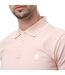 Polo manches courtes homme rose clair Timberland-3