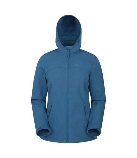 Veste softshell exodus femme bleu Mountain Warehouse