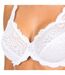 Women's non-padded lace underwire bra 05832 for natural bust support