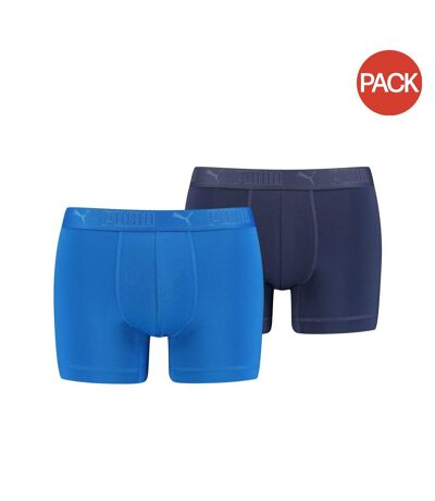 Pack of 2  Mens active boxer shorts  blue Puma