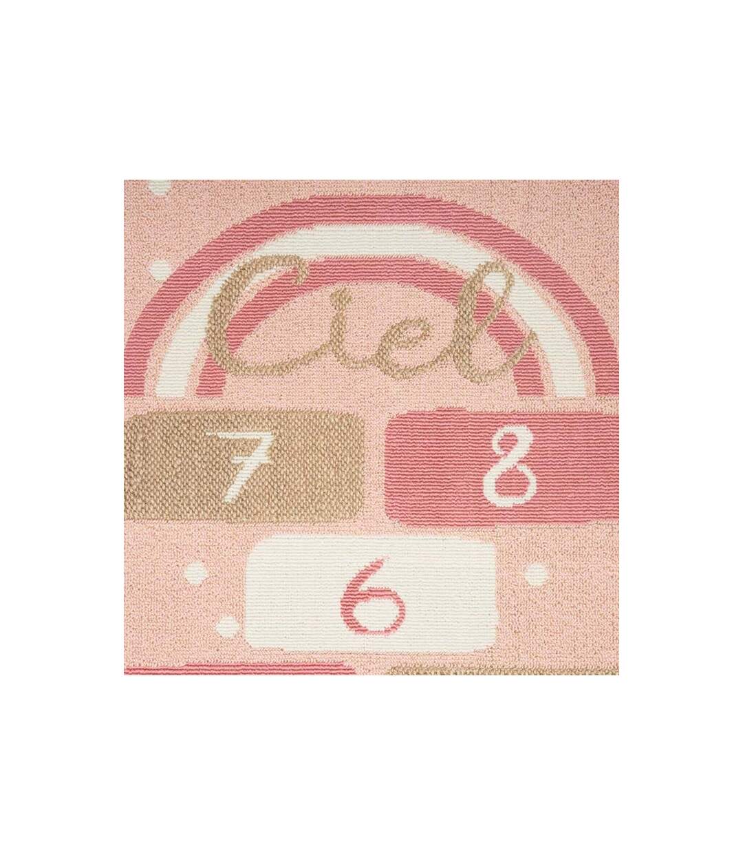 Tapis Déco pour Enfant Marelle 80x150cm Rose-2