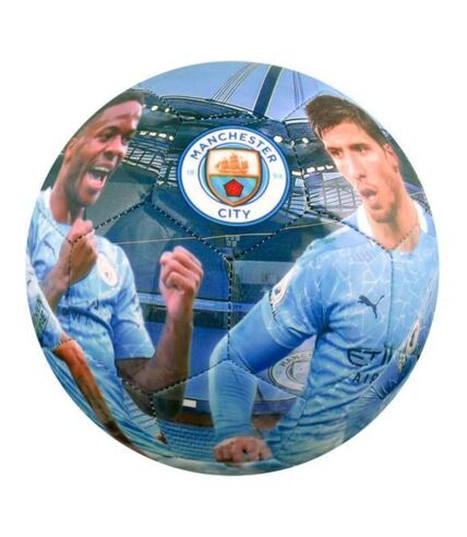 Manchester City FC - Ballon de foot (Bleu ciel) (Taille 5) - UTSG20215