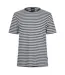 Mens Striped T-shirt Dark Blue Boss-1