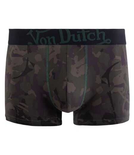 Lot de 4 boxers homme en coton imprimé Camouflage et Cloud Vondutch