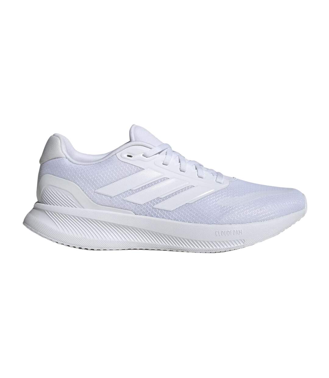 Chaussures Course À Pied Motif/style 3 Rayures Runfalcon Homme Blanc Bleu Adidas-1