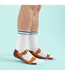 3 Pairs Mens Socks and Sandals Pattern Novelty Casual Socks | Funny Gift Idea-4