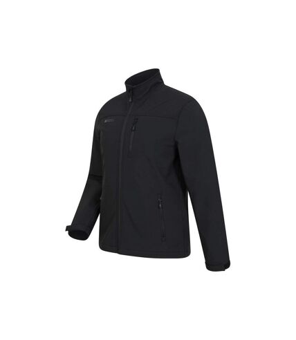 Mountain Warehouse Mens Grasmere Soft Shell Jacket (Black)
