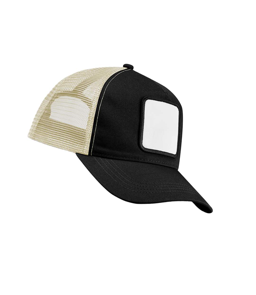 Casquette Trucker Noir Beige Gris Beechfield-2