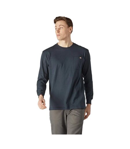 Dickies Mens Luray Pocket Long-Sleeved T-Shirt (Navy)