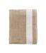 SOLS Lagoon Cotton Beach Towel (Beige/White) (One Size) - UTPC2399-1