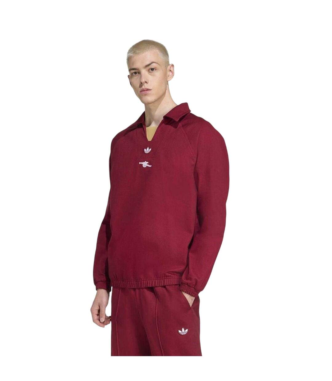 Sweat Motif/style Adidas Terrace Icons Homme Rouge Arsenal-1