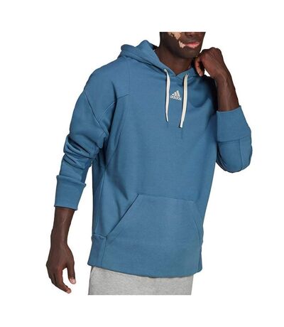 Sweat à Capuche Bleu Homme Adidas Internal - L