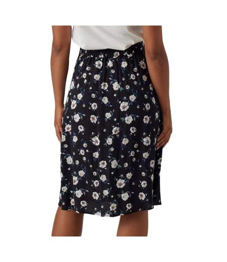 Jupe de grossesse noire à fleurs femme vero moda maternity 20019110 - l