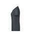 T-shirt Basic Femme Noir Chiné James And Nicholson-3