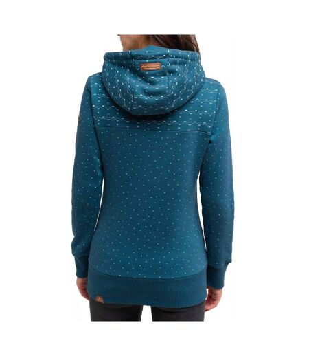 Sweat à Capuche Bleu Femme Ragwear Nuggie - L