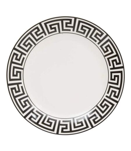 Lot de 6 Assiettes Plates The Palm Resort 26cm Noir