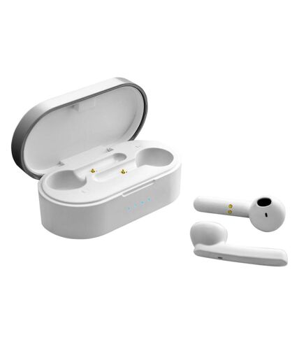 Prixton TWS157 Wireless Earbuds (White) (One Size)