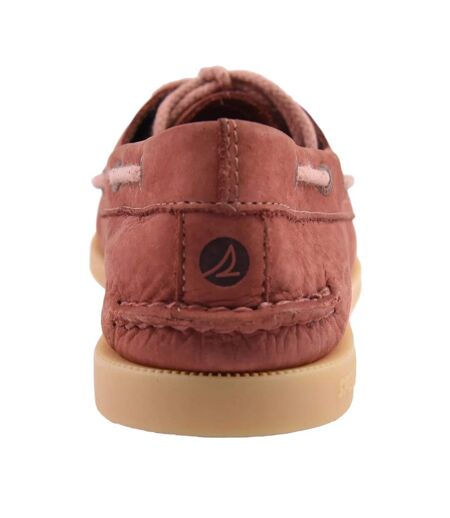 Mens Authentic Original Suede Boat Shoes Red Sperry