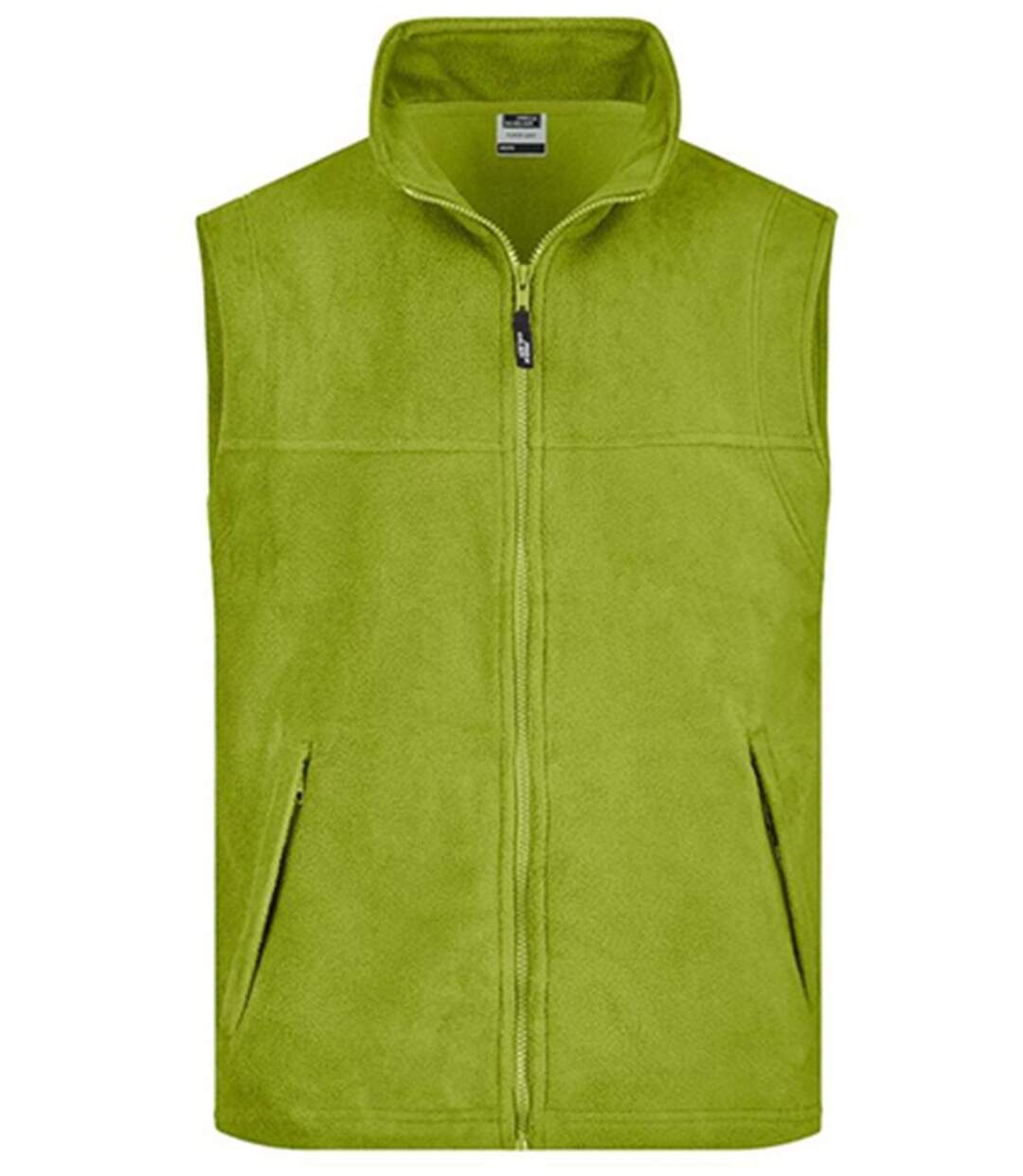 Gilet sans manches bodywarmer polaire homme - JN045 - vert citron-2