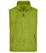 Gilet sans manches bodywarmer polaire homme - JN045 - vert citron