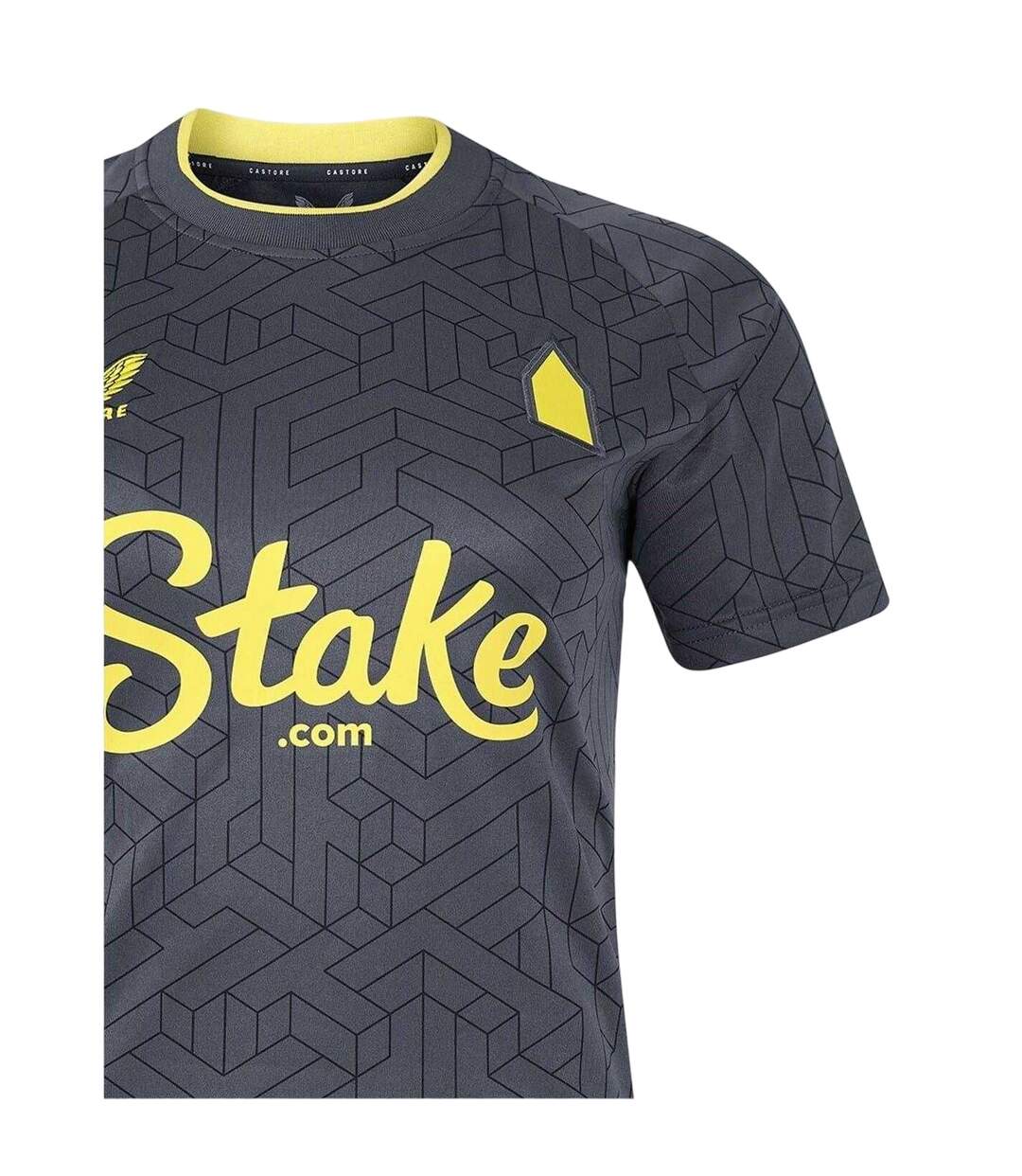 Mens 2024 2025 Everton Fc Away Jersey Ebony Castore-4