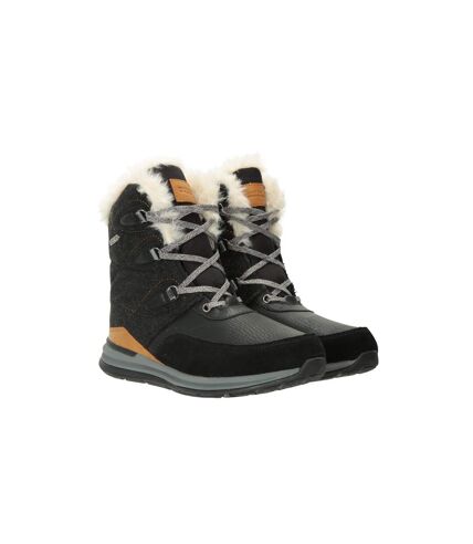 Mountain Warehouse Womens/Ladies Ice Crystal Waterproof Snow Boots (Brown) - UTMW1426