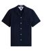 Mens Linen Short-sleeved Shirt Dark Navy Tommy Jeans-2