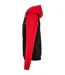 Sweat À Capuche Homme Noir Rouge Build Your Brand-4