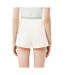Short blanc femme lacoste runway wool-2