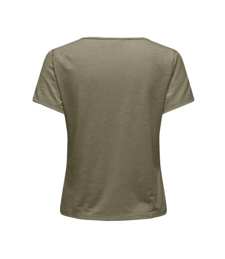 T-Shirt kaki femme jdy dora - s