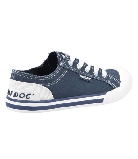 Tennis Jazzin Femme Bleu Marine Blanc Rocket Dog