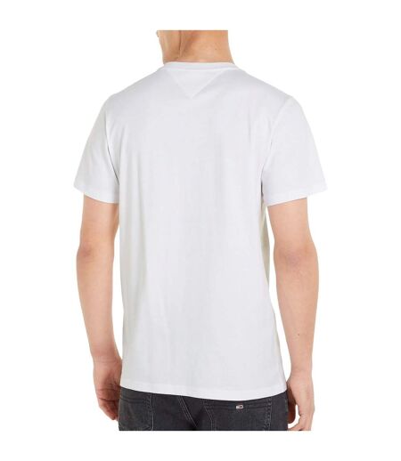 Mens Stack Logo T-shirt White Tommy Hilfiger