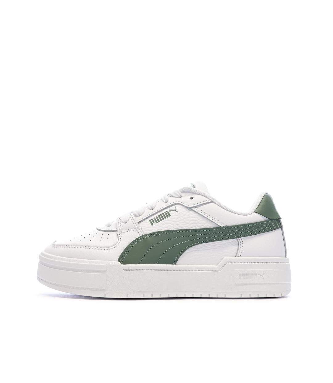 Baskets blanc/vert femme puma  ca pro classic-1