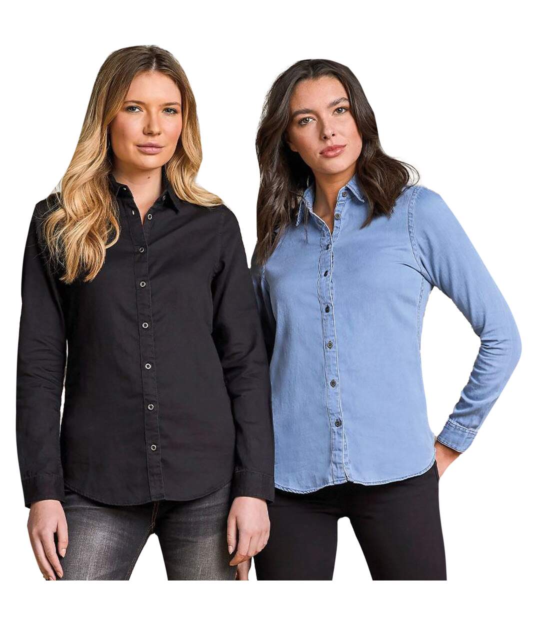 Chemisier so denim lucy femme noir Awdis-3