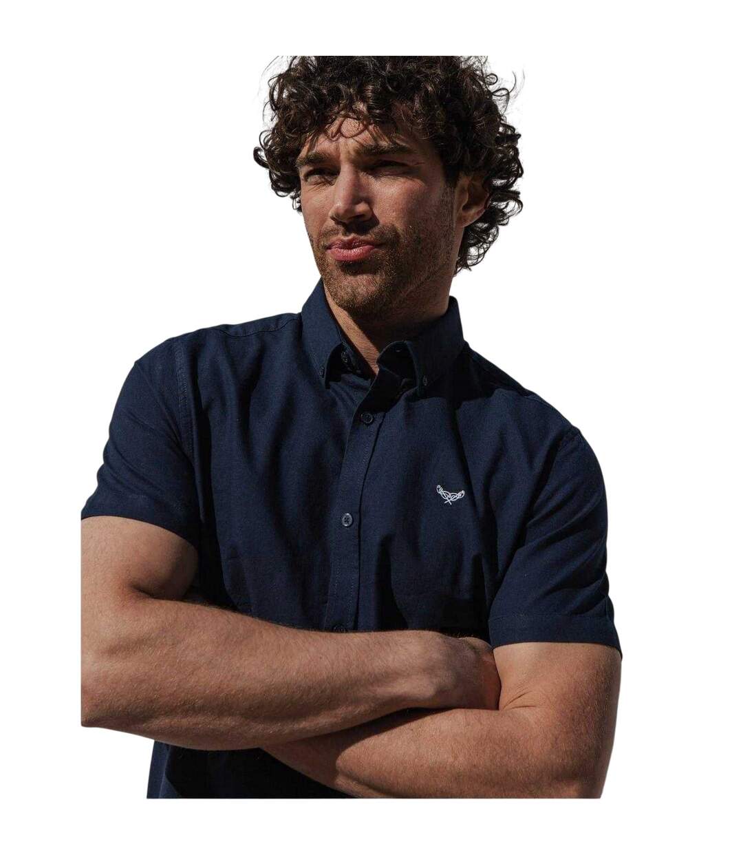 Chemise Inferno Homme Bleu Marine Threadbare-3