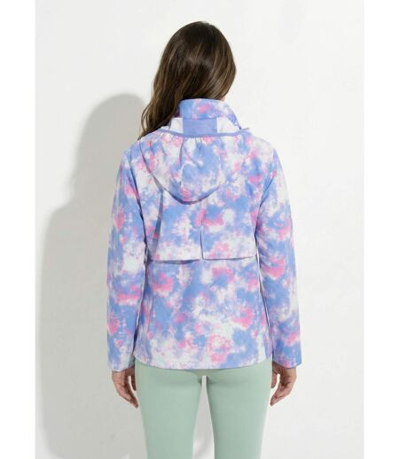Veste coupe-vent zippée à capuche