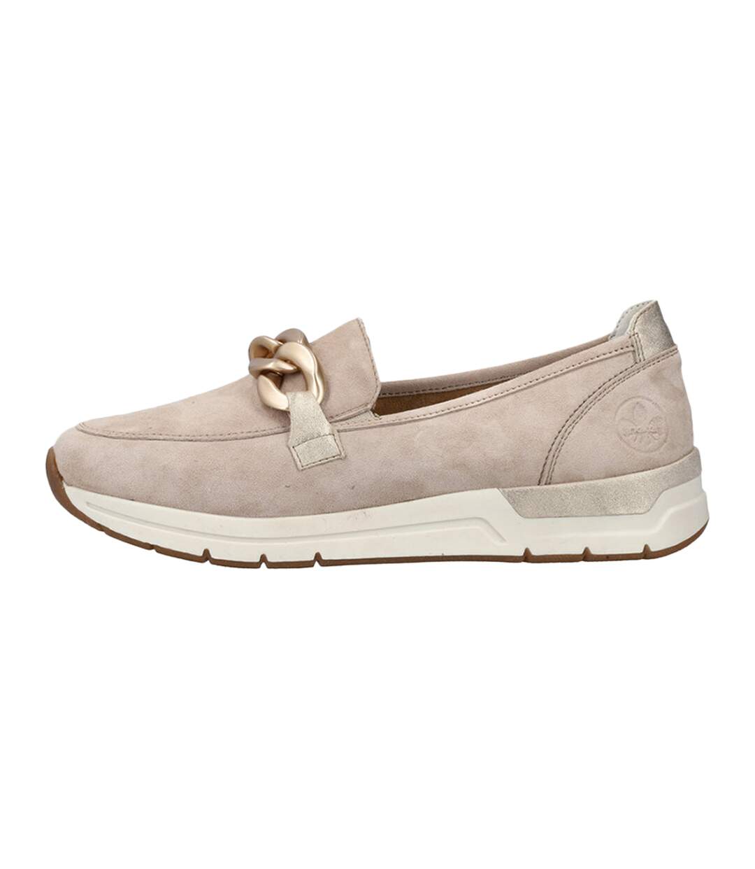 Mocassin Cuir Rieker Sheepsuede