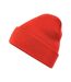 Bonnet Motif/style Uni Original Adulte Rouge Feu Beechfield-3