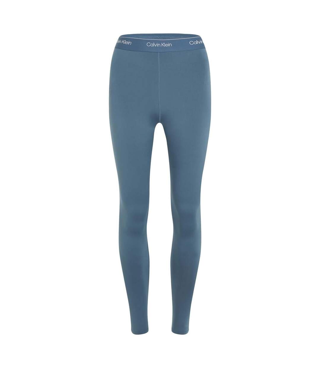 Womens/ladies Gym 7/8 Leggings Blue Calvin Klein-1