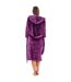 Robe De Chambre Motif/style Scintillant Femme Violet Keanu-4