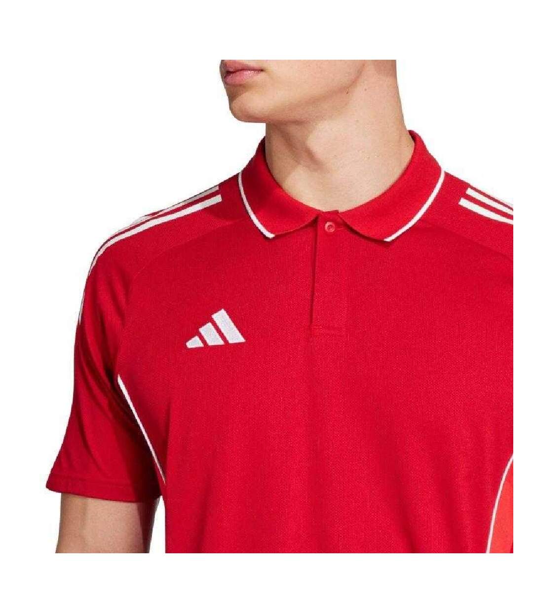 Polo Tiro Competition Homme Rouge Adidas-4