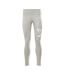 Womens/ladies Skinny Leggings Medium Grey White Reebok-2