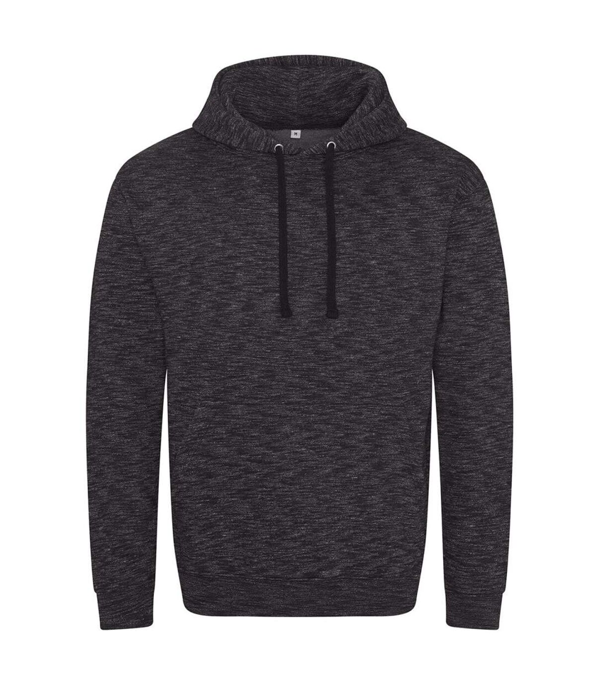 AWDis Mens Cosmic Blend Hoodie (Black/White)