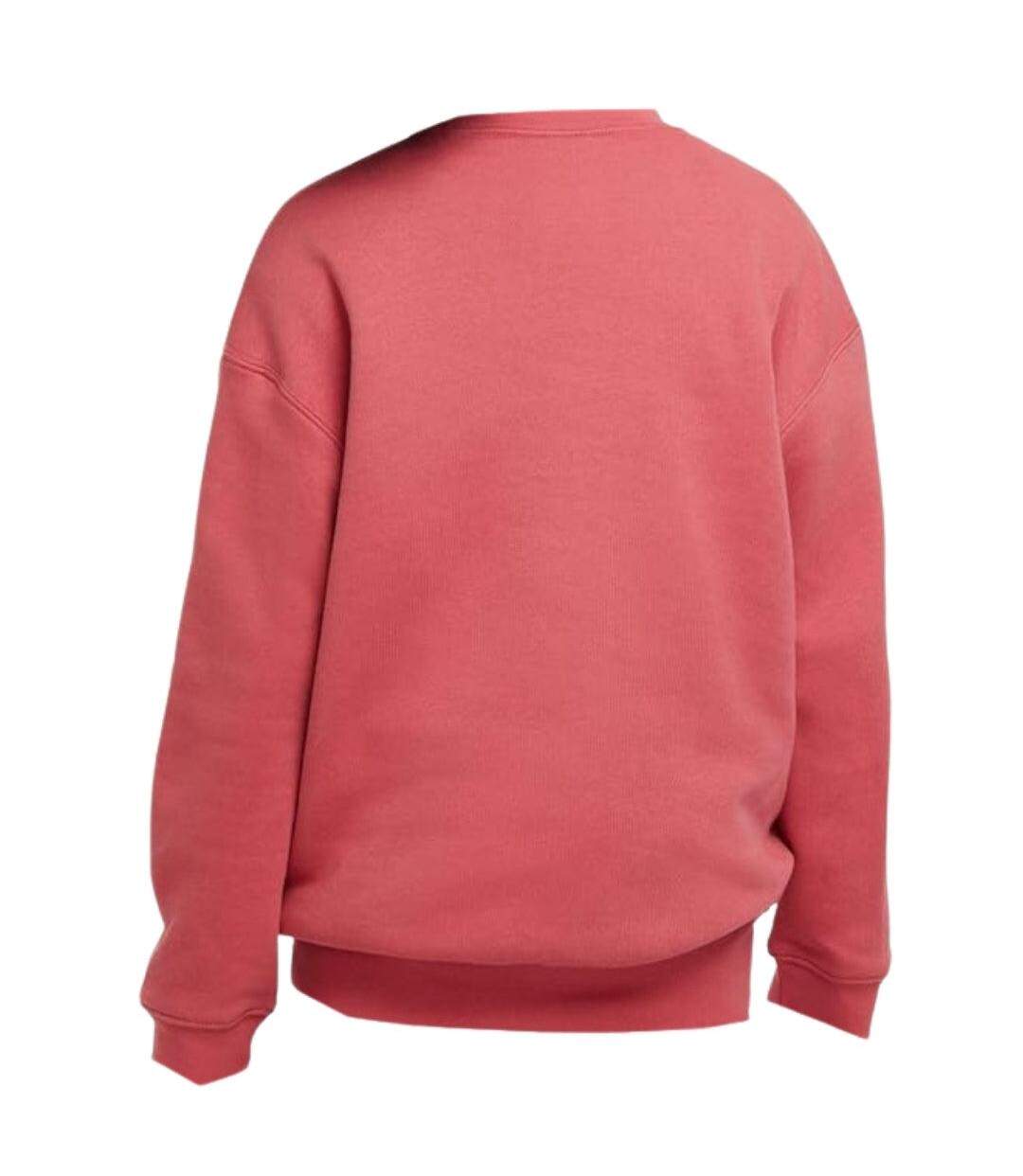 Mens Youth Swoosh Crew Neck Sweatshirt Pink Nike-2